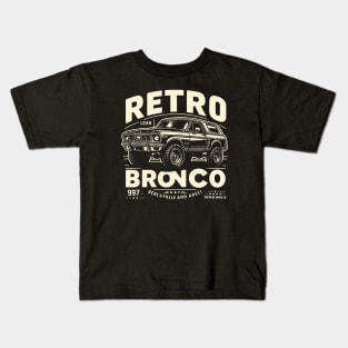 Retro Bronco Kids T-Shirt